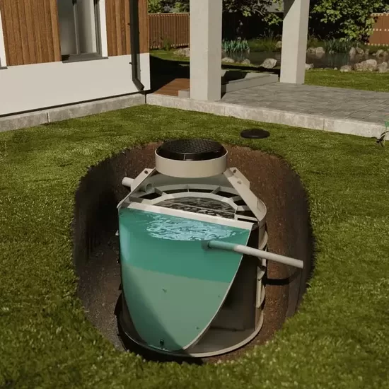 Bioloģiskā notekūdeņu attīrīšanas iekārta B15A-B50A 15-50 cilvēkiem